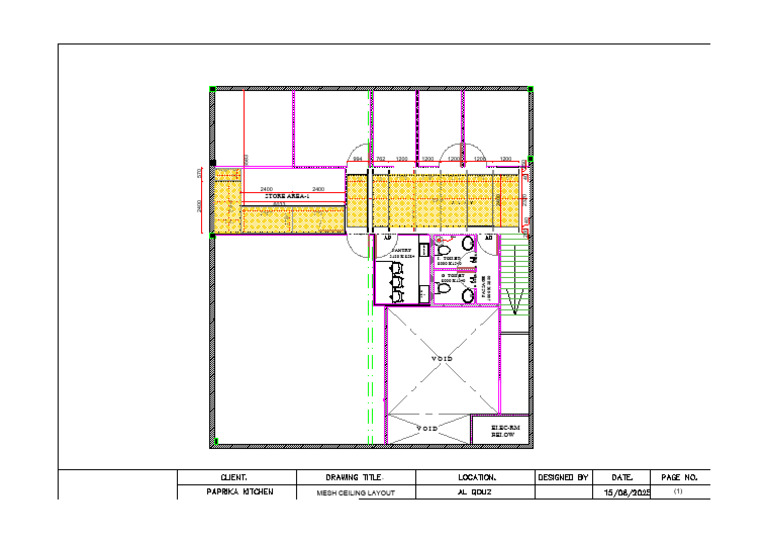 Paprica Mesh Ceiling Layout-Model | PDF