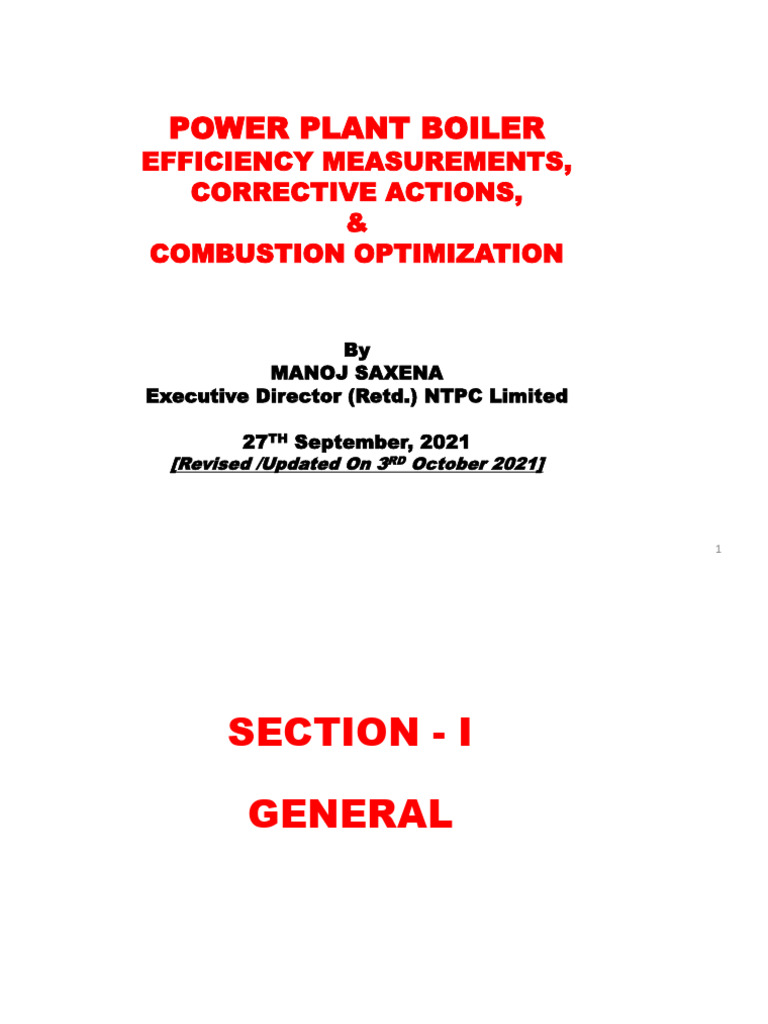 Boiler Efficiency and Combustion Optimization | PDF | Boiler | Combustion