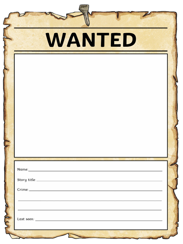 T e 2552111 Wanted Poster Editable Template Ver 2 | PDF