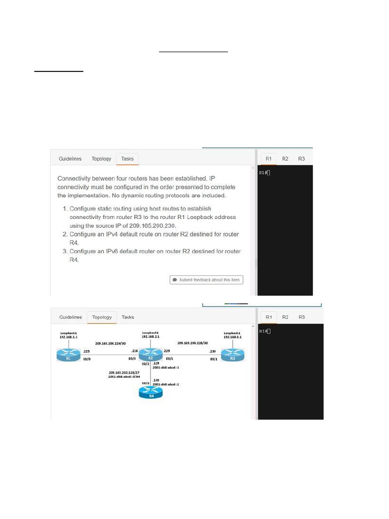 CCNA Routing and Switching Simulations | PDF | Ip Address | Computer ...