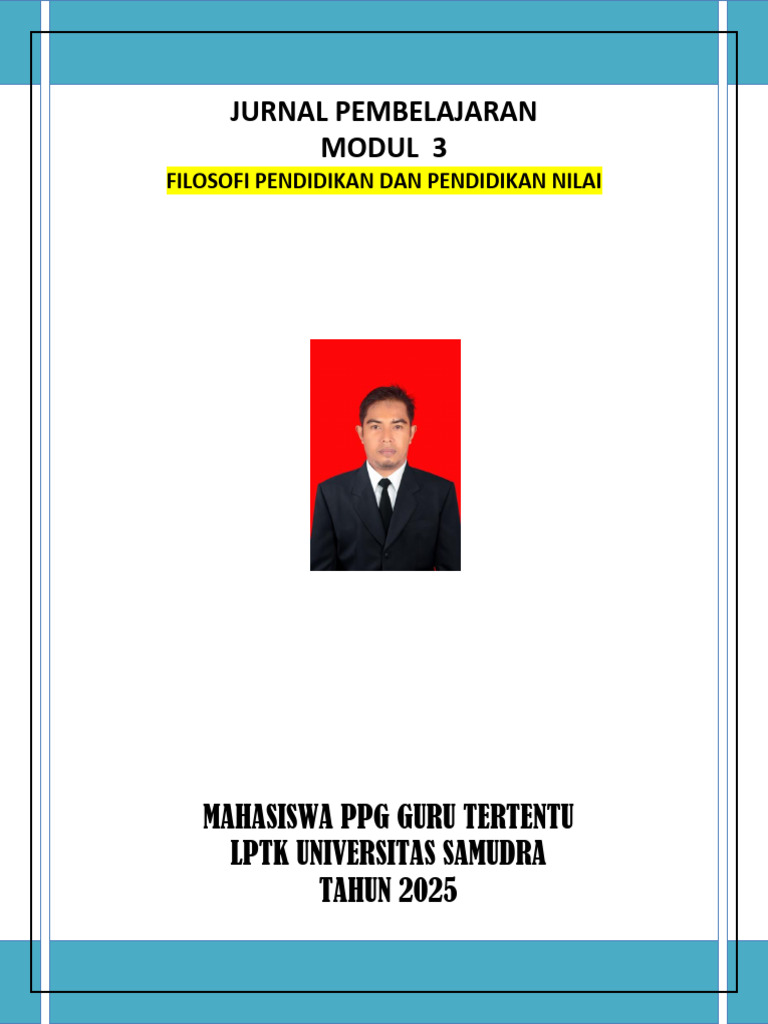Filosofi Pendidikan dan Nilai dalam Pembelajaran | PDF