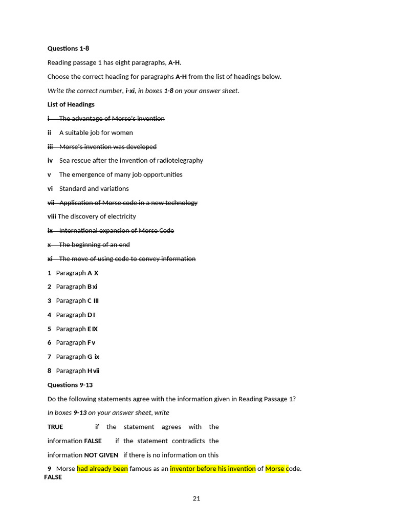 Questions | PDF