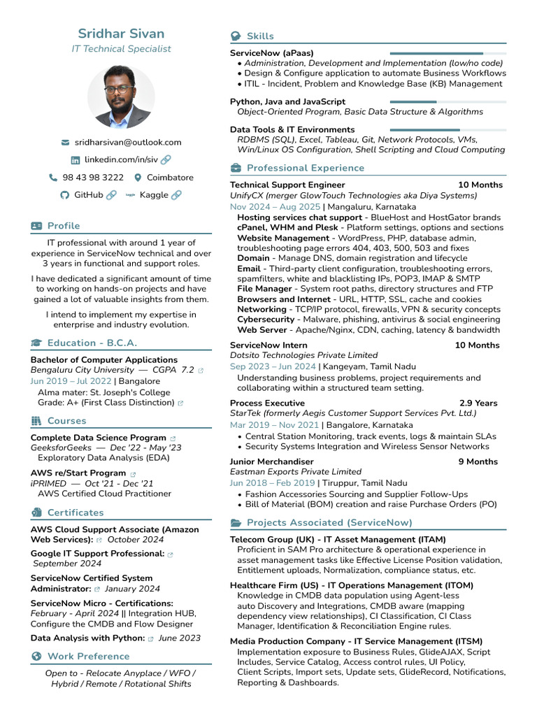 IT Specialist Profile and Skills Overview | PDF | World Wide Web ...