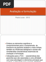 Avaliação e formulação