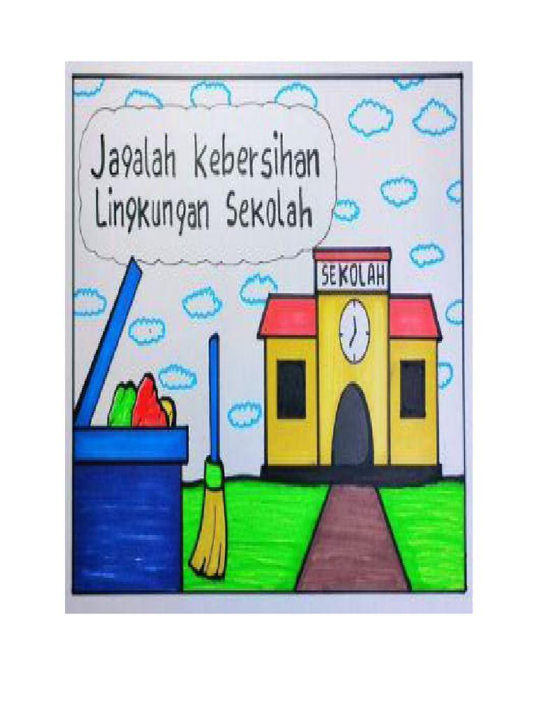 Poster Lingkungan Sekolah | PDF