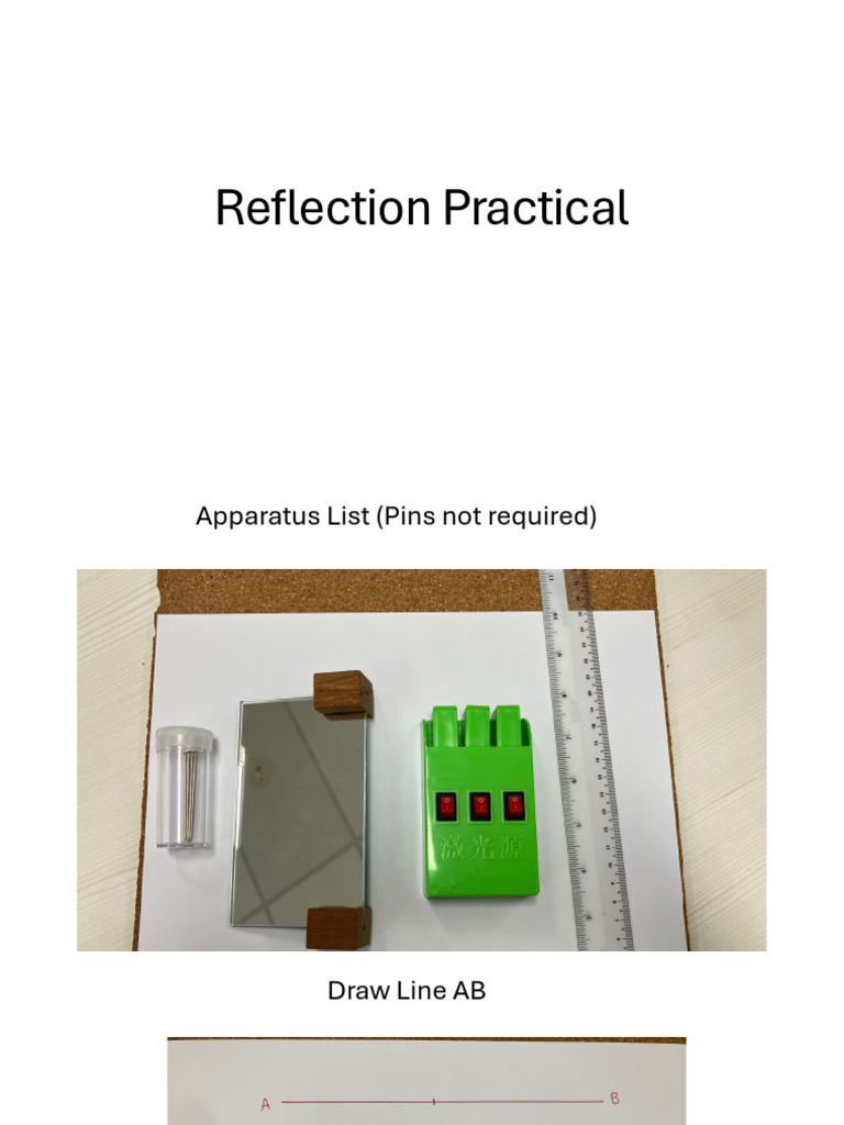 Reflection Practical Instructions | PDF