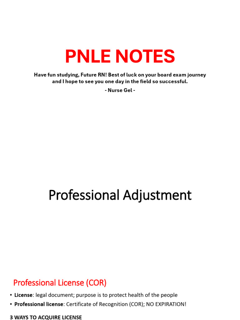 Pnle Notes | PDF | Pulse | Blood Pressure