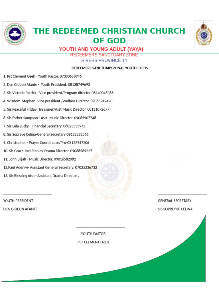 RCCG Yaya Final | PDF