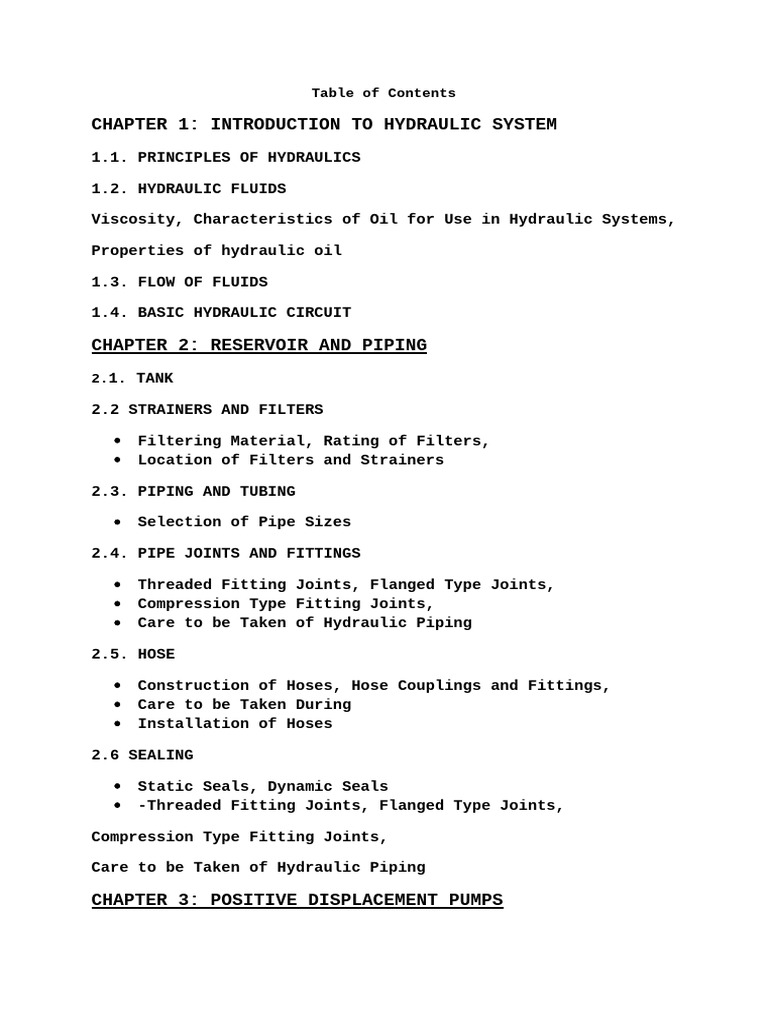 Comprehensive Guide to Hydraulic Systems | PDF | Pump | Gases
