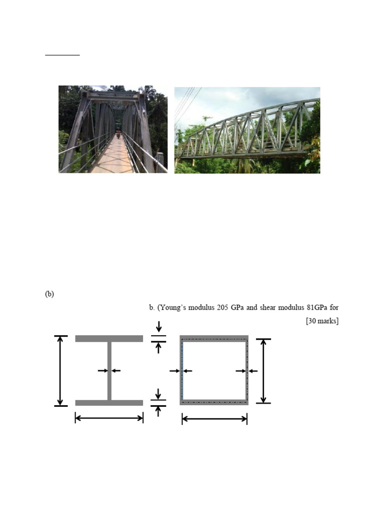 Steel Bridge and Tower Analysis Guide | PDF