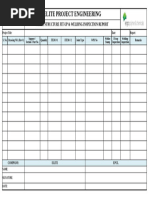 Comment Resolution Sheet Template | PDF