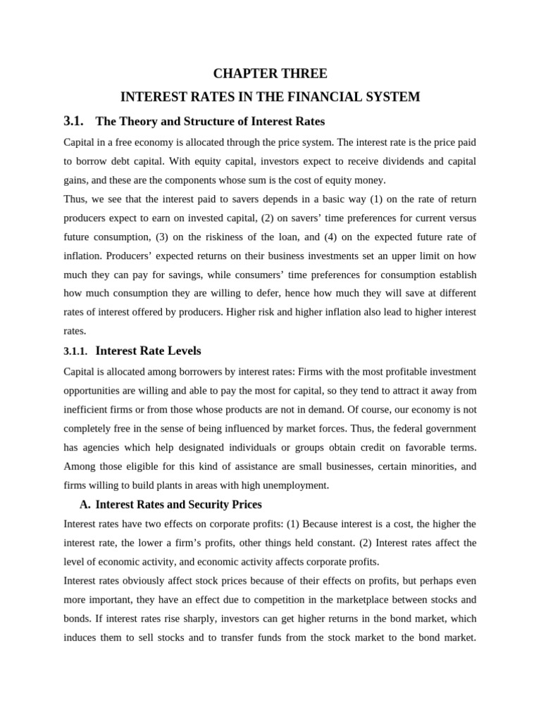 Understanding Interest Rates Dynamics | PDF | Interest | Interest Rates