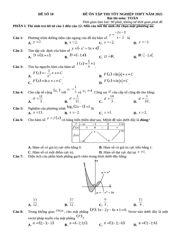 ĐỀ SỐ 18 - HS | PDF