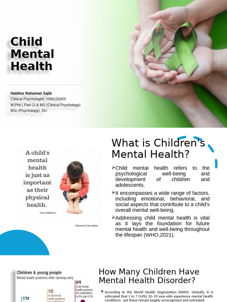Understanding Child Mental Health Issues | PDF | Mental Disorder ...