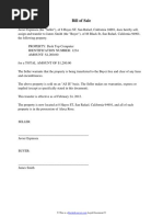 Download Bill of Sale by RocketLawyer SN91891694 doc pdf