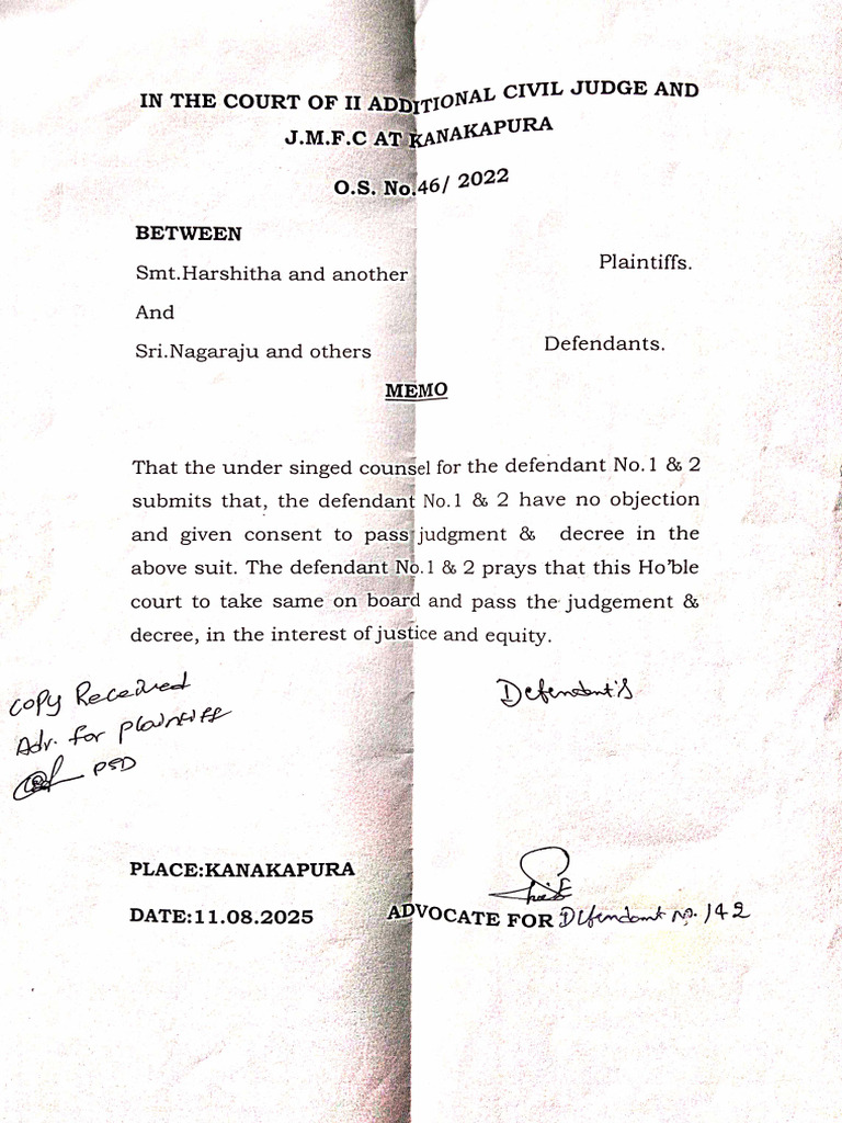 Court Written Statement | PDF
