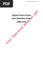 Picture Frame AML7216 User Operation Guide