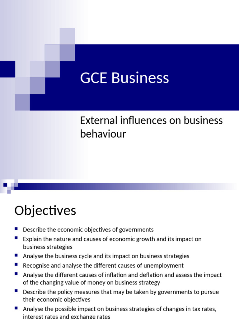 Economic Influences on Business Strategies | PDF | Exchange Rate ...
