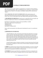 Download DJ Contract by RocketLawyer SN91894015 doc pdf