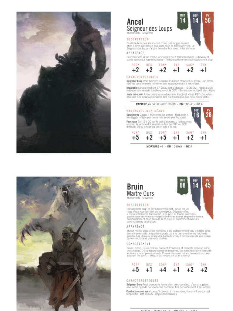 Monster Cards Display | PDF