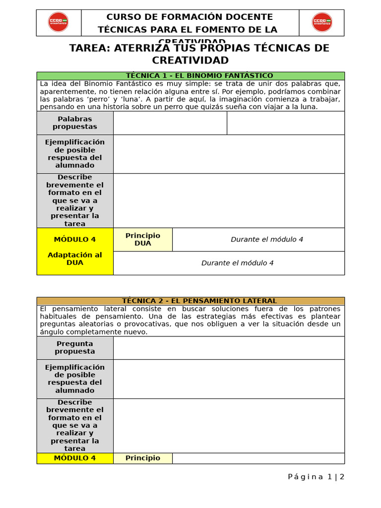 Módulo 2 - Tarea 1 | PDF