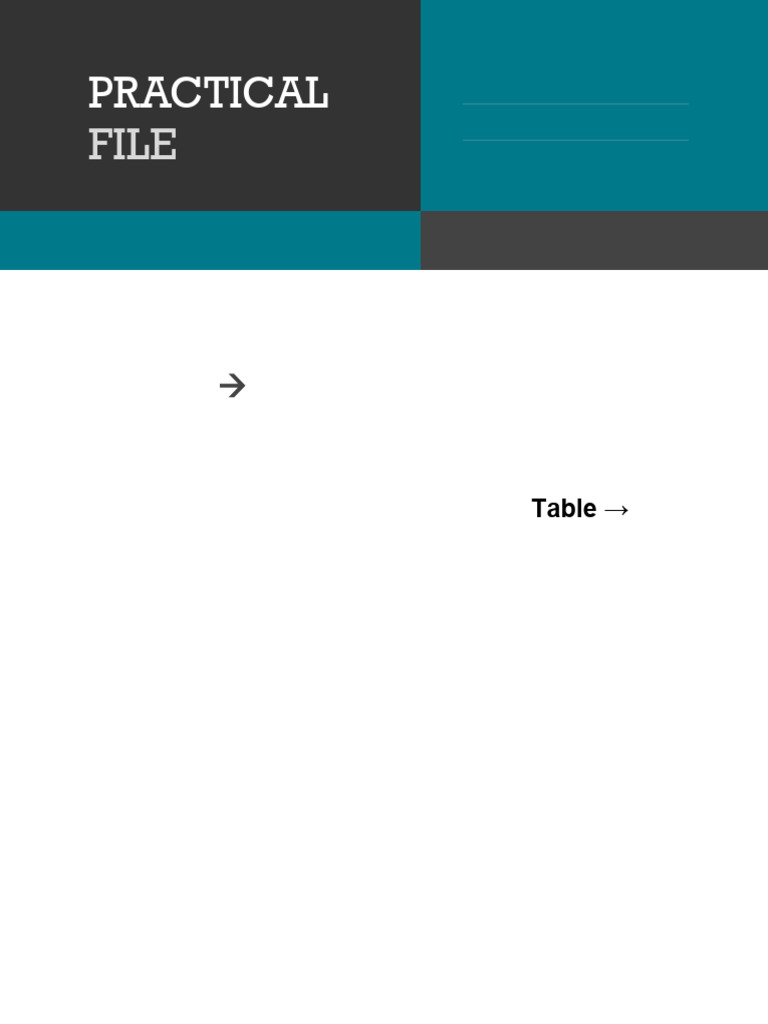 Practical | PDF