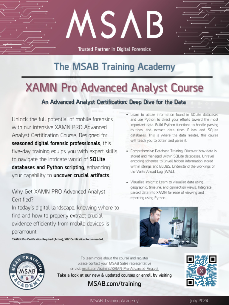 XAMN Pro Advanced Analyst Course | PDF | Information Technology ...