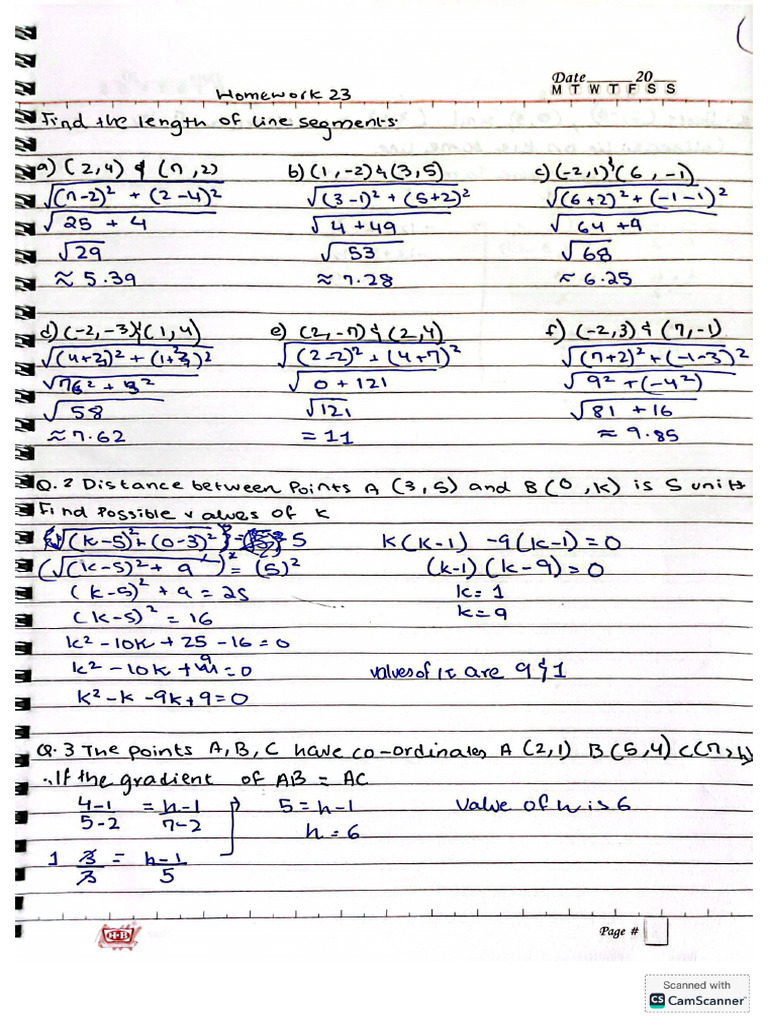 Math 23 901 | PDF