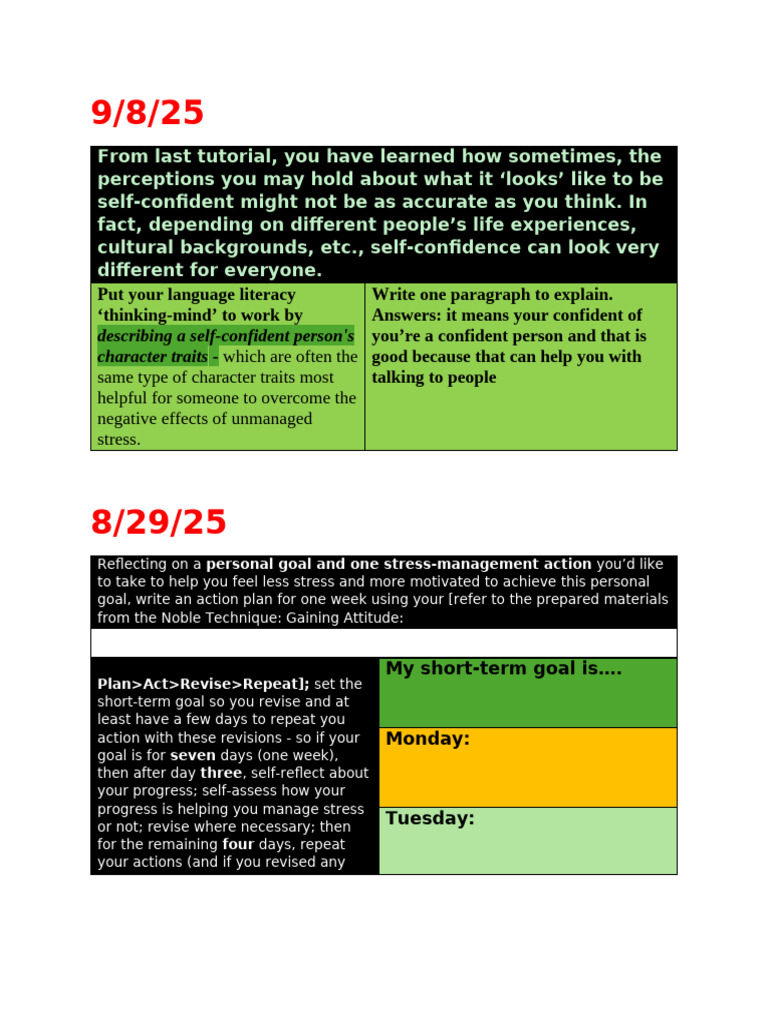 Application+Assignment+ 14 | PDF | Happiness | Goal Setting