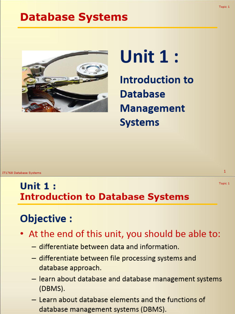 Introduction to Database Systems | PDF | Databases | Database Index