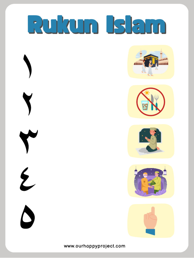 01 Ramadan - Rukun Islam | PDF