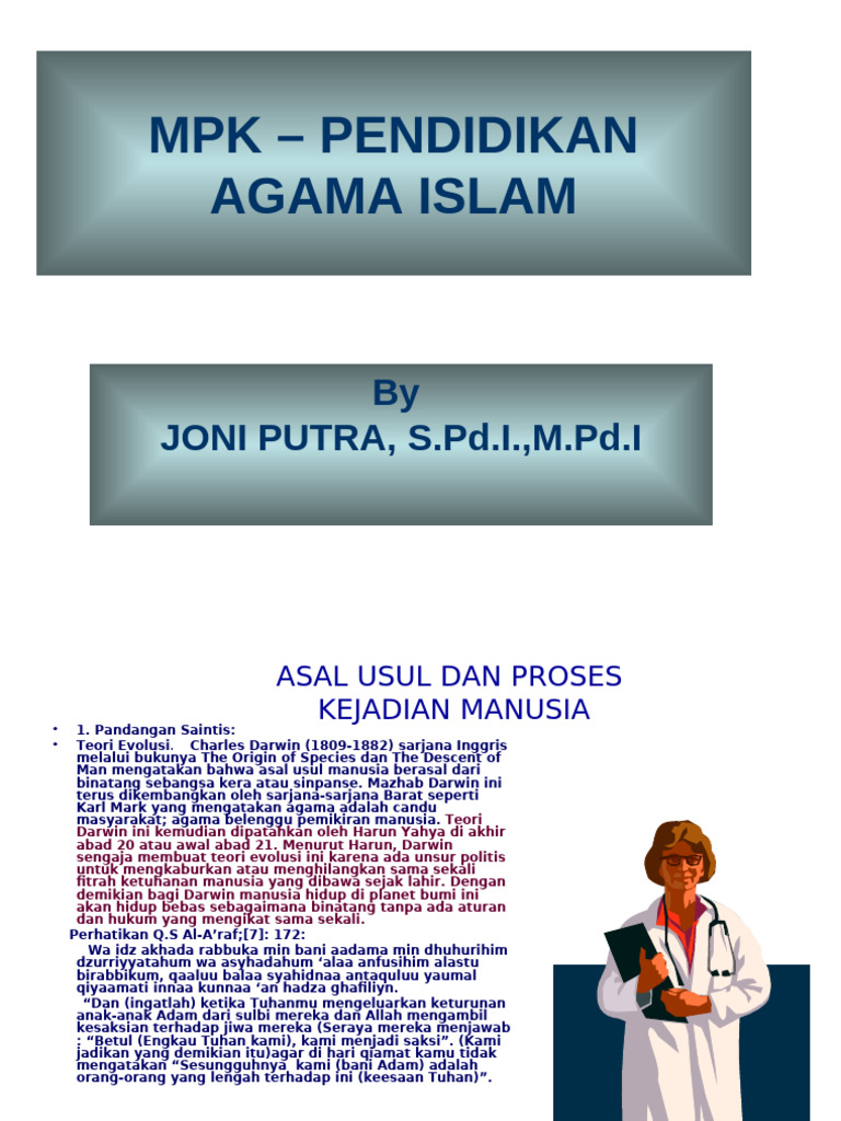 Asal Usul dan Proses Manusia dalam Islam | PDF