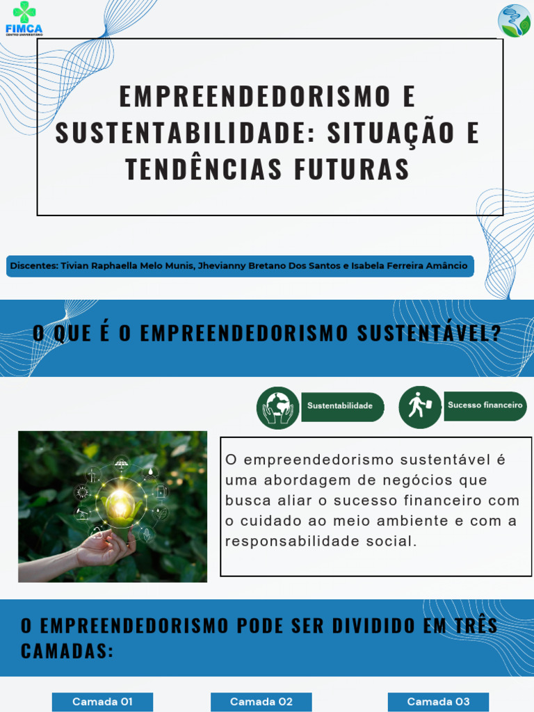Empreendedorismo Sustentável: Tendências e Impactos | PDF ...