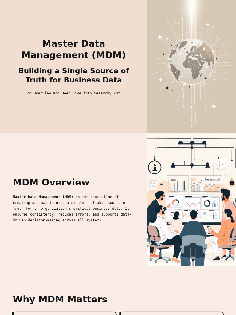 Semarchy xDM: Master Data Management Overview | PDF | Data Management ...