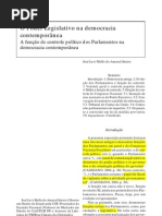O Poder Legislativo Na Democracia Contemporanea[1]