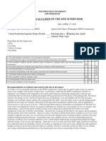 student eval of site supervisor