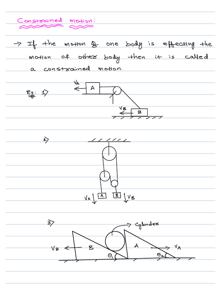Constrained Motion | PDF