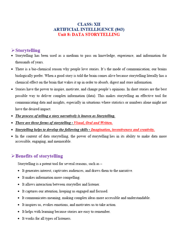 Data Storytelling Techniques Explained | PDF | Storytelling | Narrative