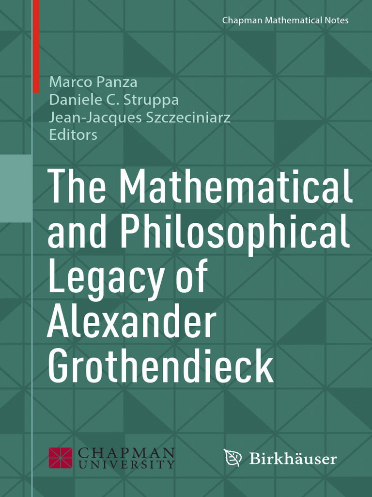 Grothendieck's Mathematical Legacy | PDF | Geometry | Mathematics