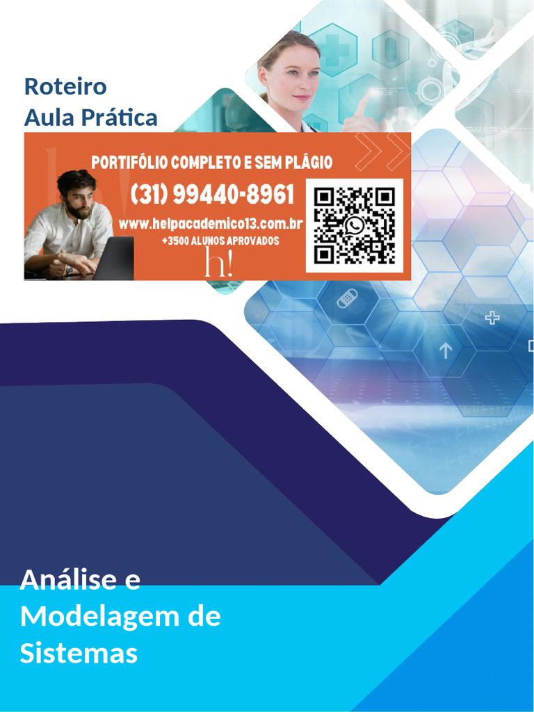 RESOLVIDO - Aula Prática Análise e Modelagem de Sistemas 2 | PDF ...