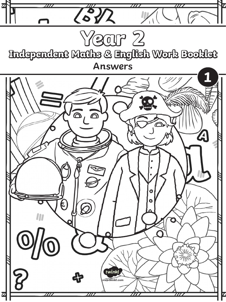 Year 2 Independent Maths and English Work Booklet 1 - Answers | PDF ...