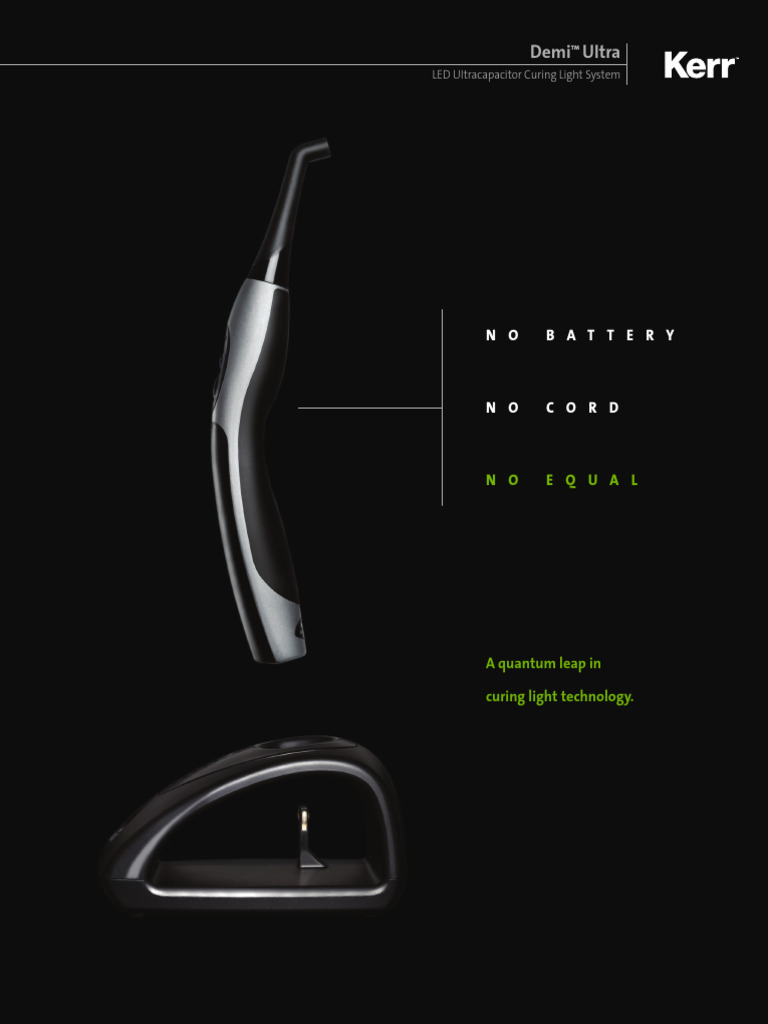 Demi Ultra: Revolutionary Curing Light | PDF | Electricity | Applied ...