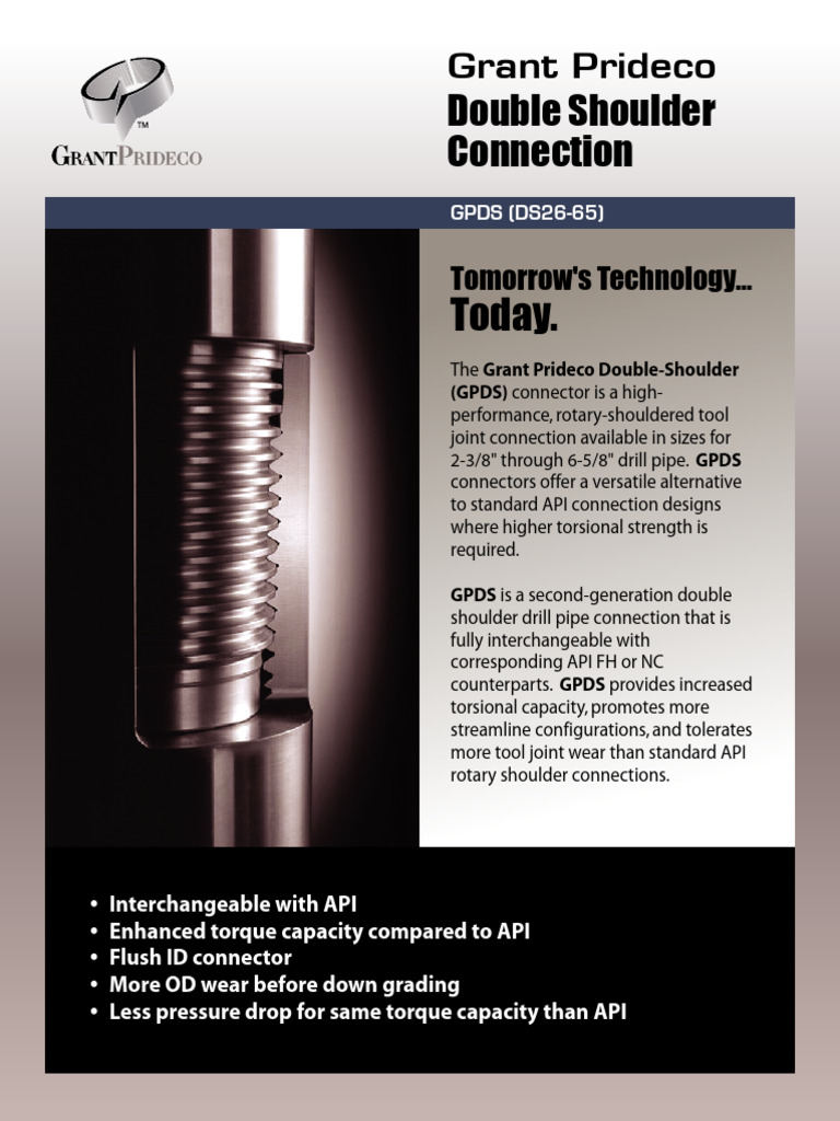 GPDS Double Shoulder Connection Overview | PDF | Pipe (Fluid Conveyance ...