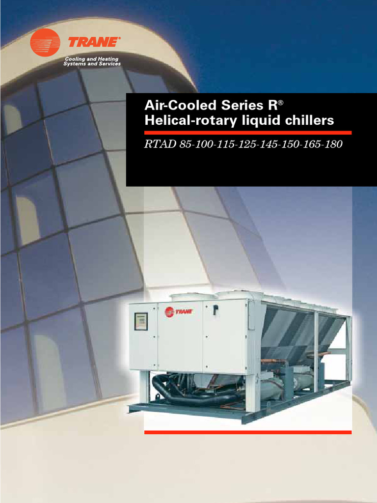 Trane RTAD Helical-Rotary Chillers | PDF | Pump | Electromechanical ...