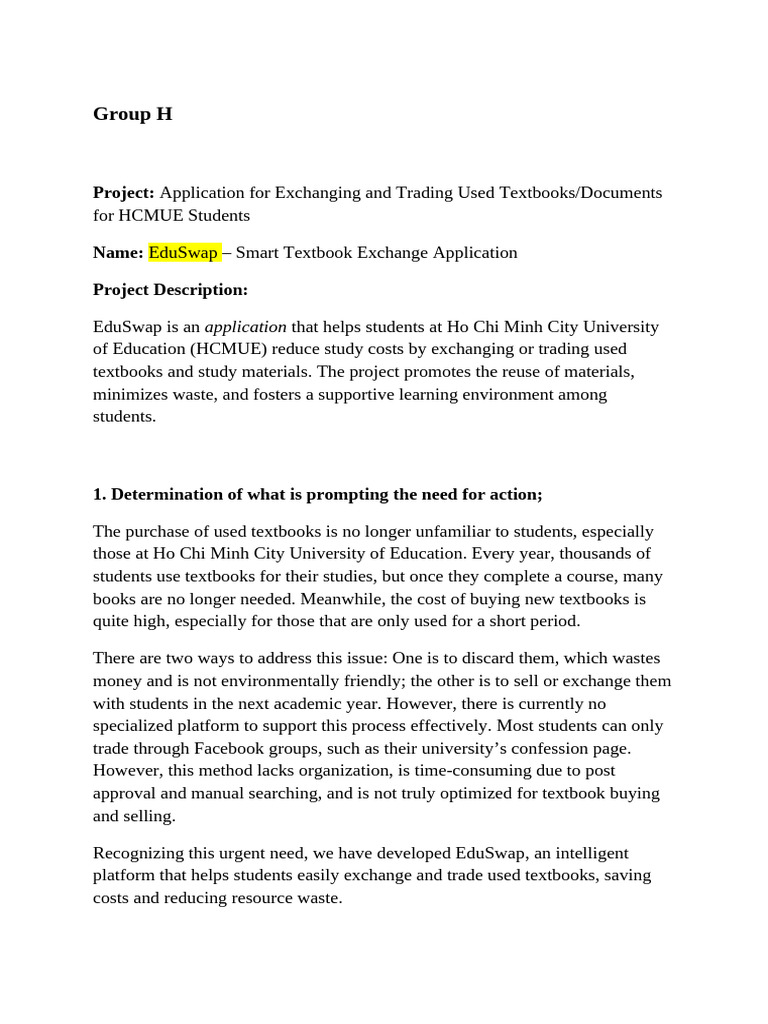 Final Project | PDF | Textbook | Mobile App