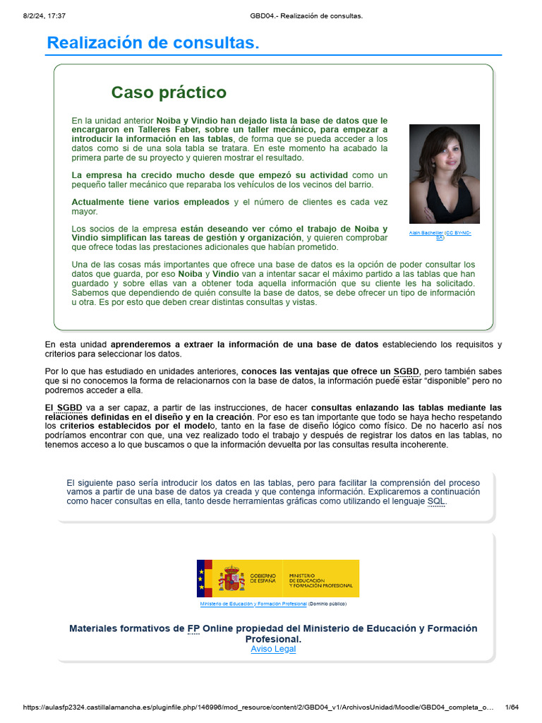 Consultas en Bases de Datos: Guía Práctica | PDF | SQL | Mi sql