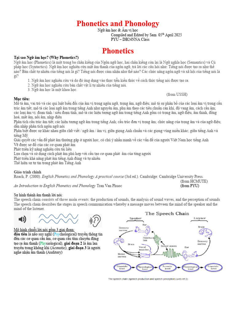 Phonetics Phonology SamLe | PDF