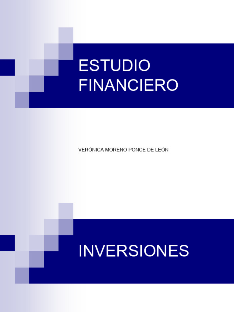 Estudio Financiero de Inversiones y Beneficios | PDF | Beneficio ...