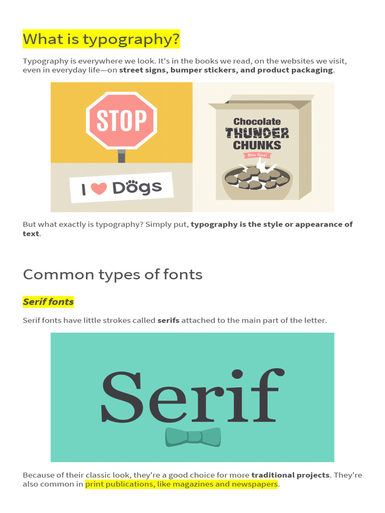Understanding Typography Basics | PDF | Typefaces | Typography