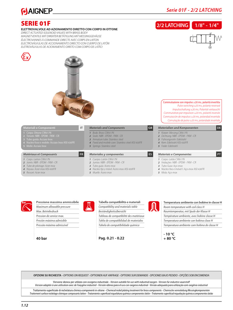 01F - Latching Valve | PDF | Ciências Físicas